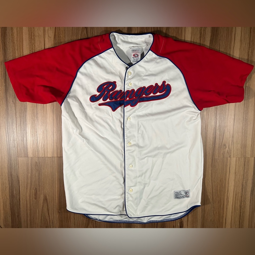 Texas Rangers True Fan Blank Jersey